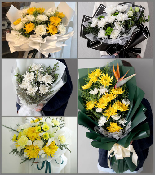 江苏淮安盱眙县河桥镇白事花束代送
